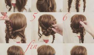 如何盘发简单又好看